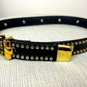 Vintage Donna Katz Womens Leather Belt